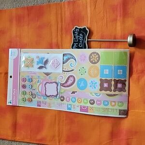 Serendipity Sticker Value Pack 180+ Pieces Pink Yellow Orange Blue